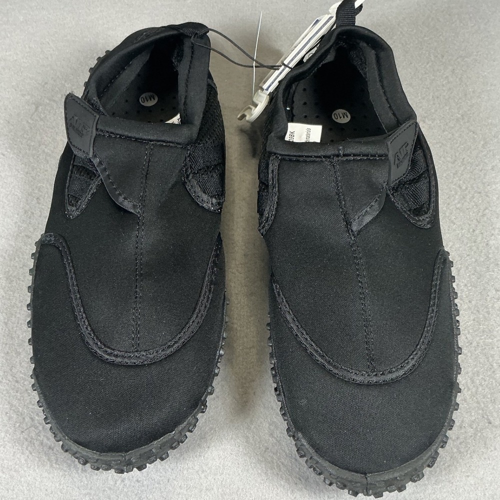 Air Balance Water Shoes Mens Size 10‎ Black Slip On Aqua Beach Swim Shoes NWT